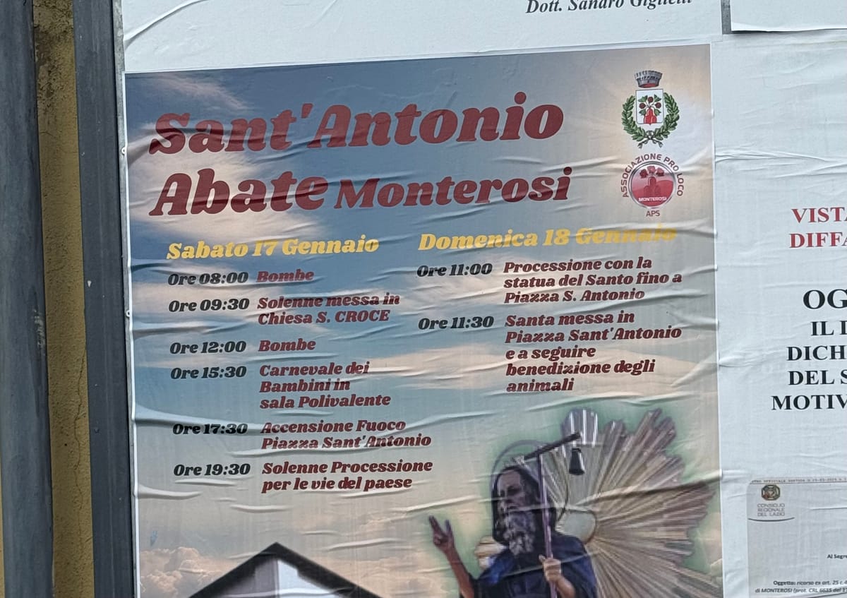 Sant’Antonio Abate 2026: tornano fuoco e “bombe”