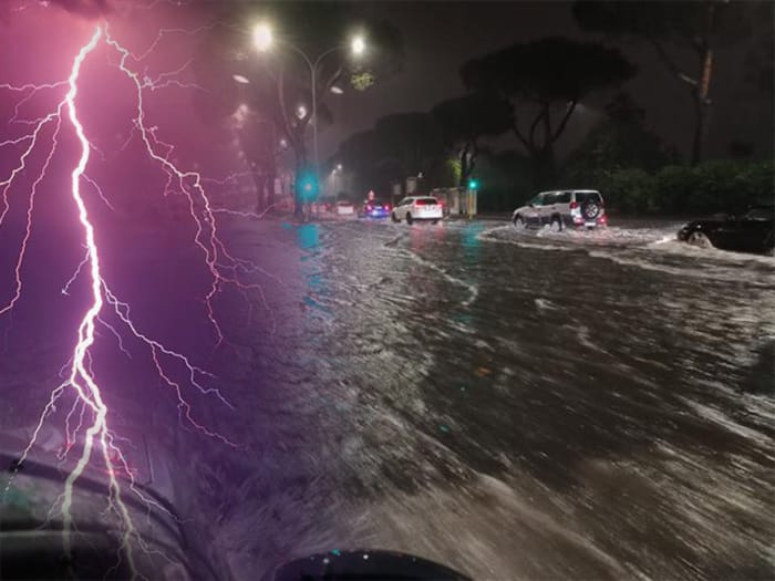 Nubifragio nella notte: problemi elettrici interrompono l’acqua in bassa Tuscia