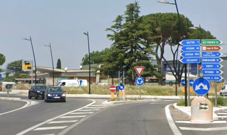 Cassia, tratto chiuso a Monterosi per allagamento