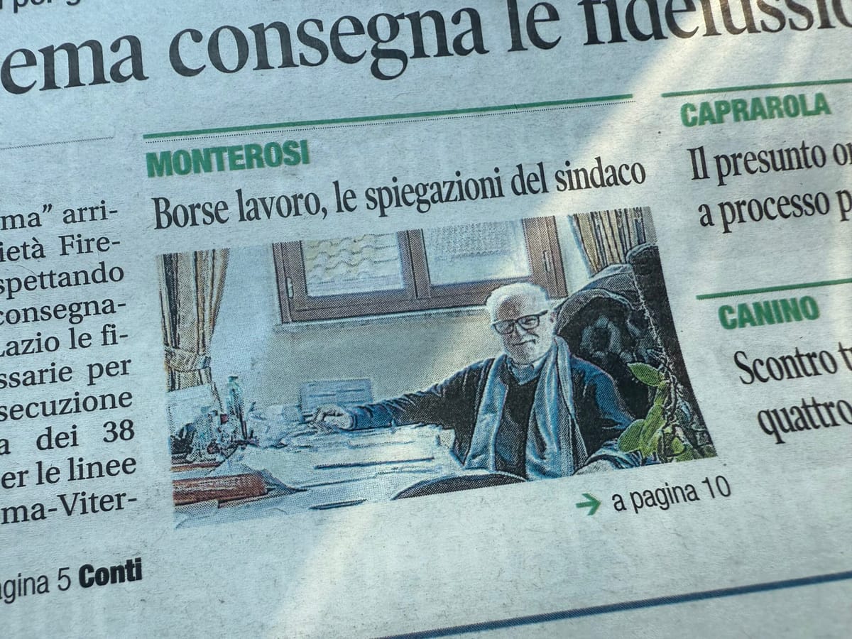 La nostra inchiesta sul Corriere Di Viterbo