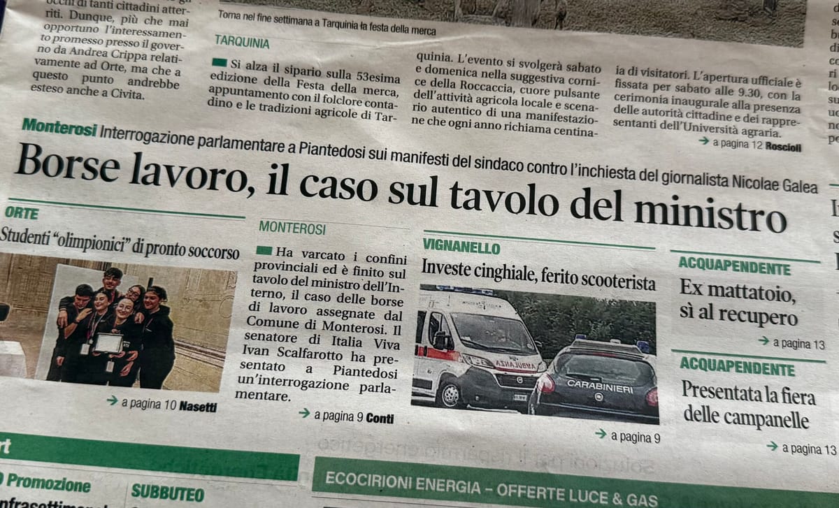 Un attacco personale, una risposta collettiva - L’editoriale