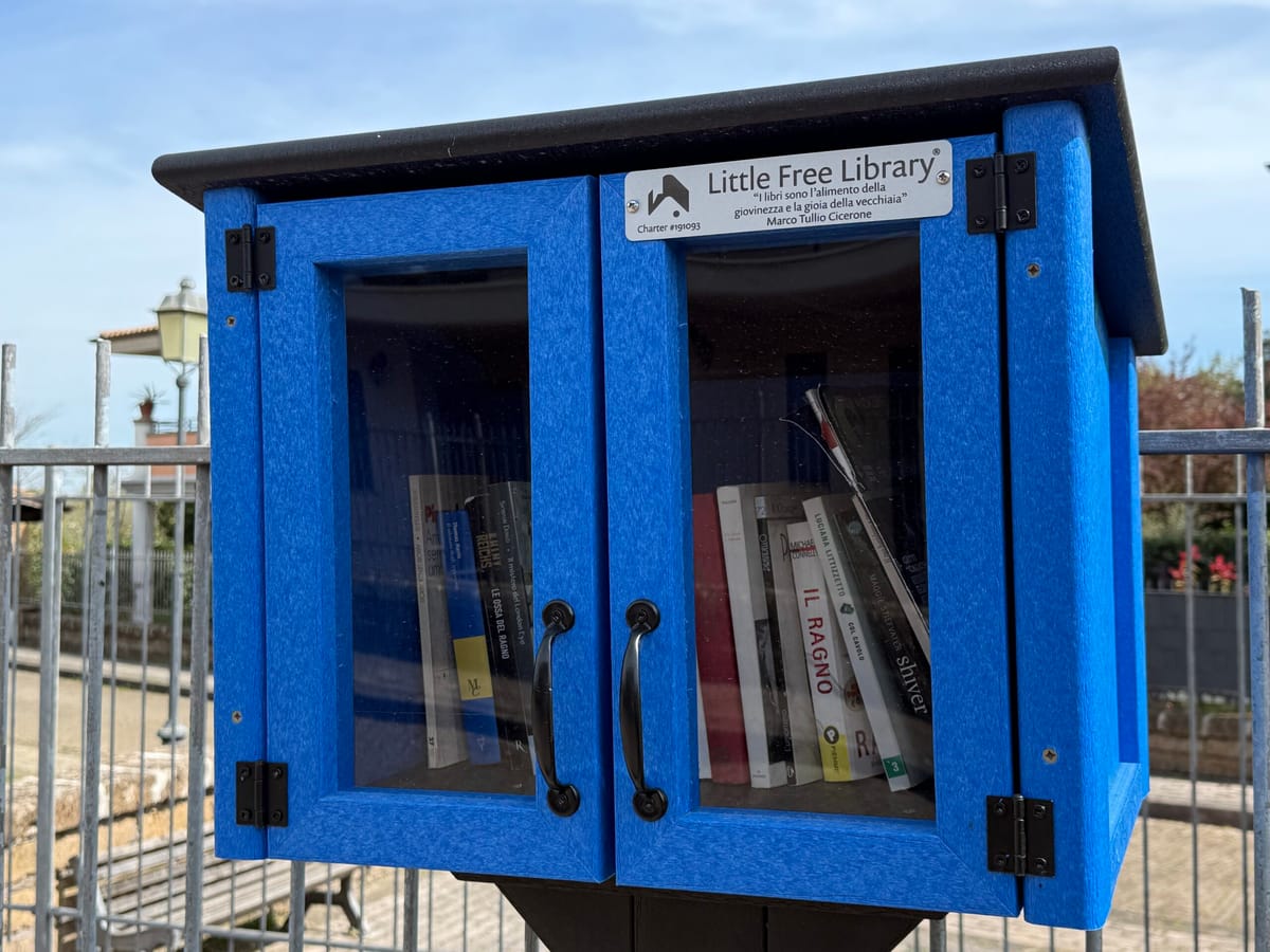 A Terre dei Consoli una casetta dei libri nella rete mondiale delle Little Free Library