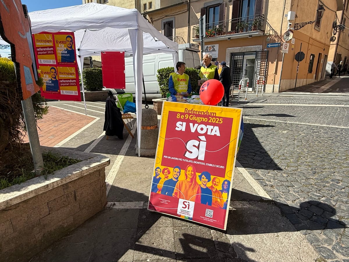 Referendum 8-9 giugno, il comitato per il Sì fa tappa a Monterosi