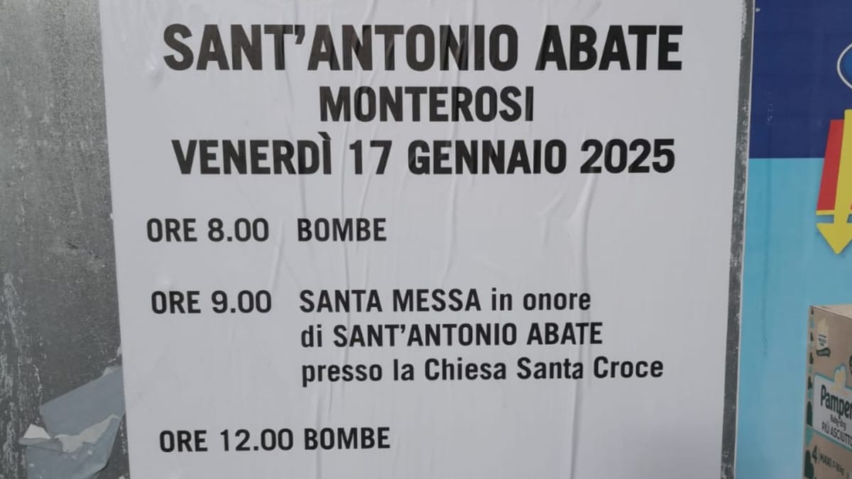 Bombe di Sant’Antonio Abate: la Pro Loco modifica il programma dopo le richieste degli animalisti