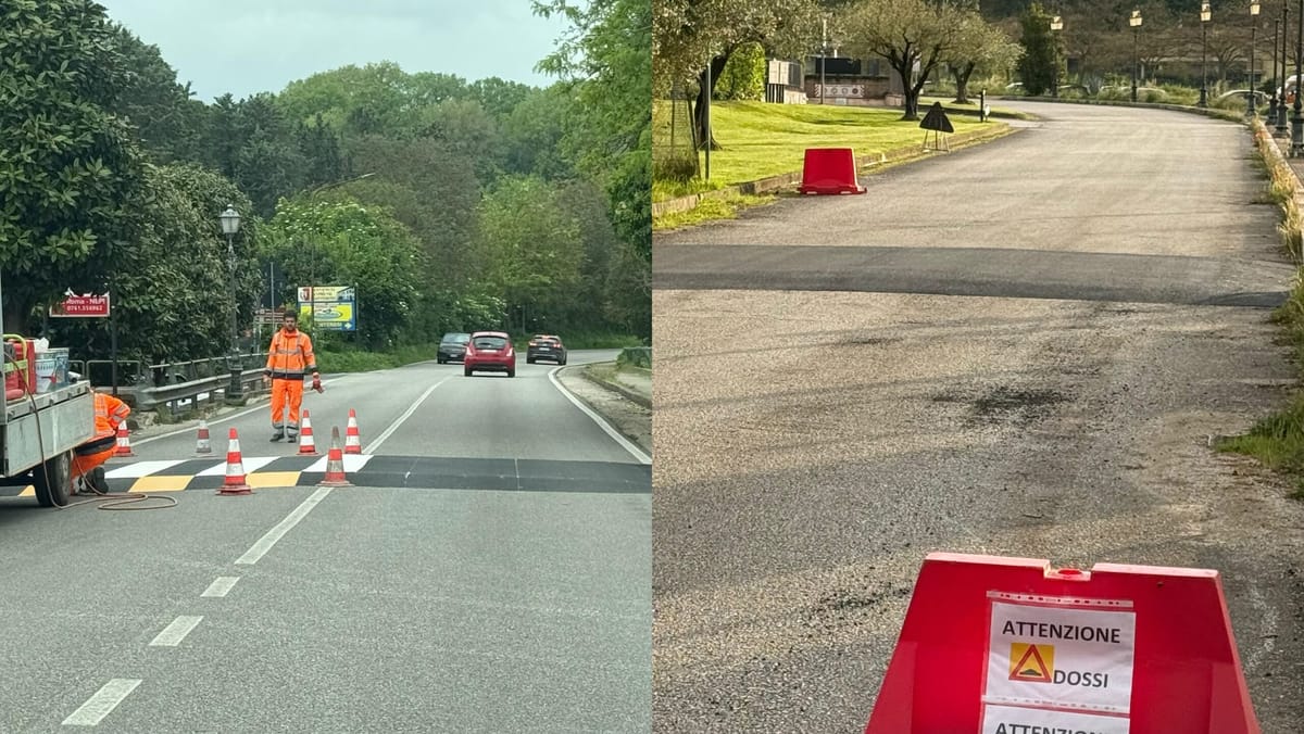 Completato il dosso in Via XIII Settembre, nuovo rallentatore in Via Terre dei Consoli