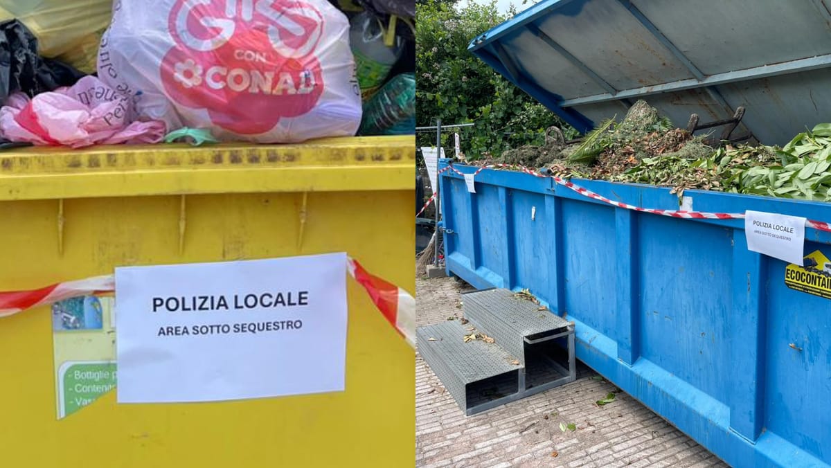 Rifiuti abbandonati a Terre dei Consoli, sequestrata parte dell’isola ecologica: in corso l’individuazione dei responsabili