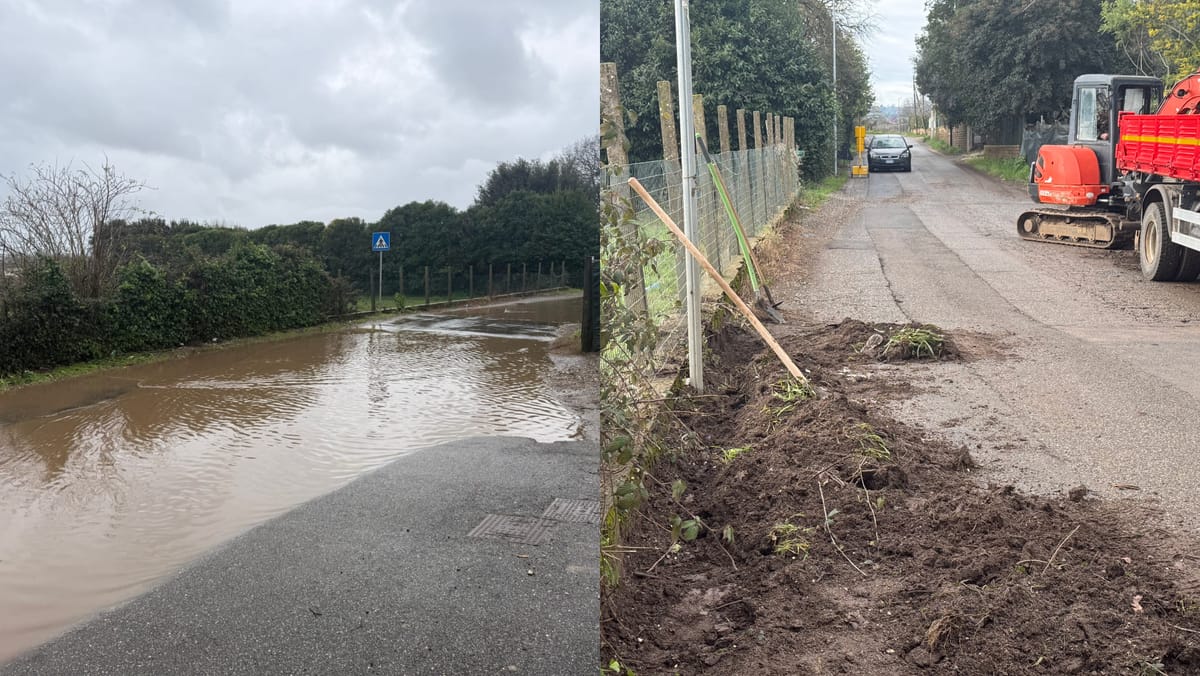 Dalle segnalazioni agli interventi: lavori in corso tra via Strada Nuova e via degli Uccelletti