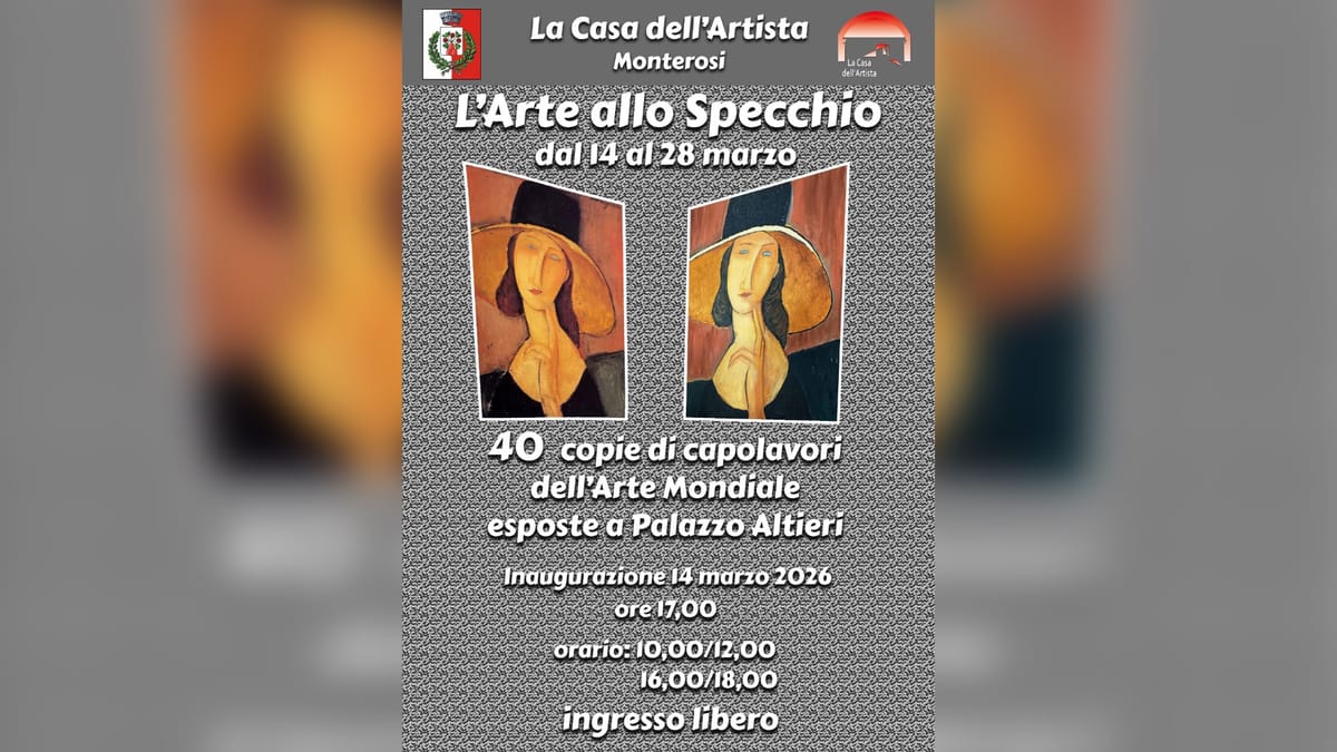 “L’Arte allo Specchio”: a Palazzo Altieri oltre 40 riproduzioni dei grandi maestri