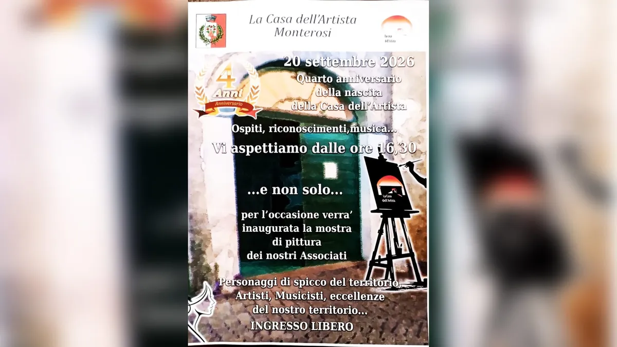 Casa dell’Artista, il 20 settembre l’evento per il quarto anniversario: oltre trenta opere in mostra
