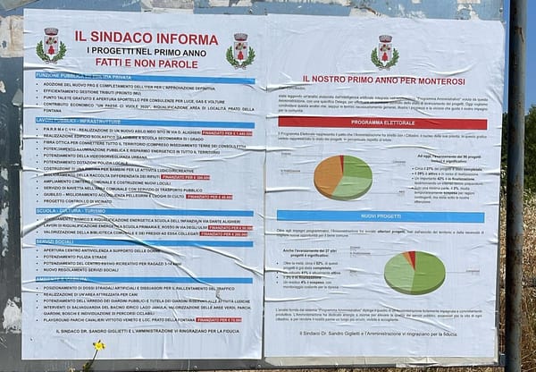 “Fatti e non parole”, abbiamo analizzato il manifesto del primo anno di legislatura Giglietti