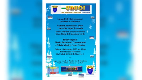 Biblioteca comunale, una conferenza per raccontare “una vita sopra le nuvole”