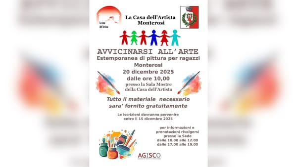 Torna “Avvicinarsi all’arte”: estemporanea di pittura per ragazzi alla Casa dell’Artista