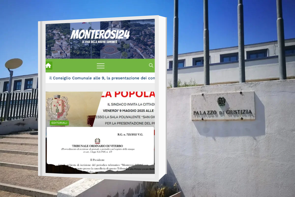 Via libera dal Tribunale, Monterosi24 diventa la prima testata giornalistica del territorio comunale