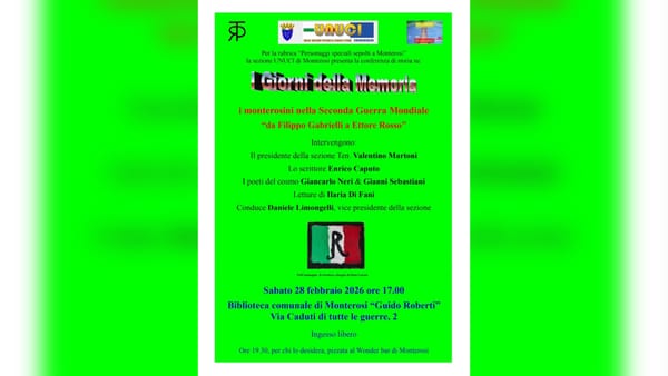 “Giorni della Memoria”: alla Biblioteca Guido Roberti un incontro sui monterosini nella Seconda Guerra Mondiale