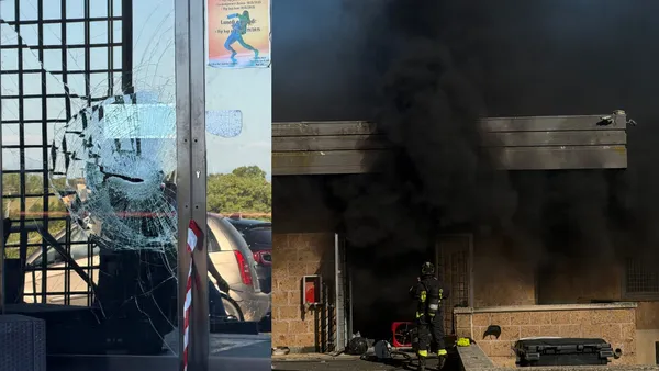 Fiamme alla palestra Next: uomo fermato dai Carabinieri, danni ingenti